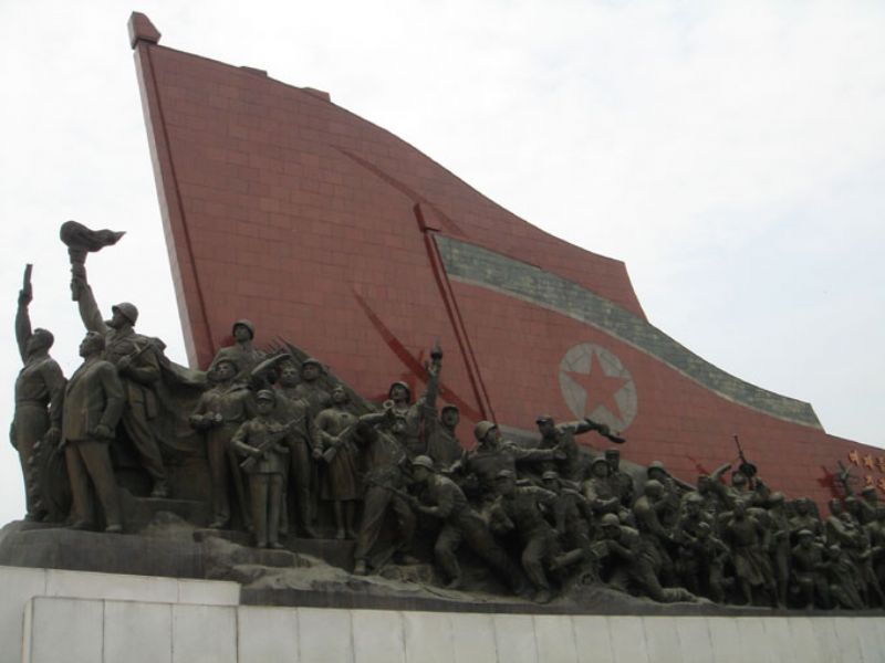 War Memorial at Mansu Hill in Pyongyang
